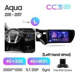 Штатная автомагнитола на Android TEYES CC3 2K для Toyota Aqua 2011-2017 (Версия L) 3/32gb- фото