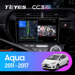 Штатная автомагнитола на Android TEYES CC3 2K для Toyota Aqua 2011-2017 (Версия R) (Правый руль) 3/32gb- фото3