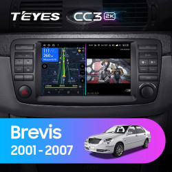Штатная автомагнитола на Android TEYES CC3 2K для Toyota Brevis G10 2001-2007 (Версия R) (Правый руль) 3/32gb- фото3