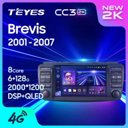 Штатная автомагнитола на Android TEYES CC3 2K для Toyota Brevis G10 2001-2007 (Версия R) (Правый руль) 3/32gb- фото2