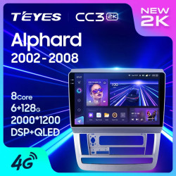 Штатная автомагнитола на Android TEYES CC3 2K для Toyota Alphard 1 H10 2002-2008 (Версия F2) 3/32gb- фото2