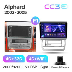 Штатная автомагнитола на Android TEYES CC3 2K для Toyota Alphard 1 H10 2002-2008 (Версия F1) 3/32gb- фото