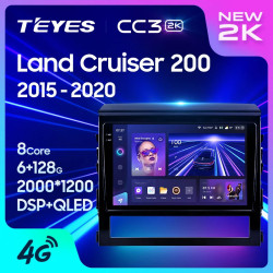 Штатная автомагнитола на Android TEYES CC3 2K для Toyota Land Cruiser 200 11 2015-2020 3/32gb- фото2