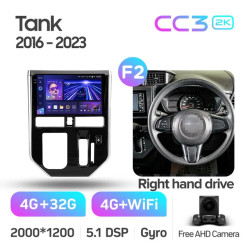 Штатная автомагнитола на Android TEYES CC3 2K для Toyota Tank Roomy 2016-2023 (Версия F2) (Правый руль) 3/32gb- фото