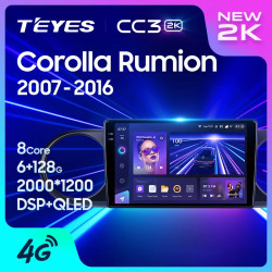 Штатная автомагнитола на Android TEYES CC3 2K для Toyota Corolla Rumion E150 2007-2016 3/32gb- фото2