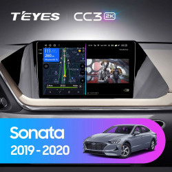 Штатная автомагнитола на Android TEYES CC3 2K для Hyundai Sonata DN8 2019-2020 (Версия B) 3/32gb- фото3