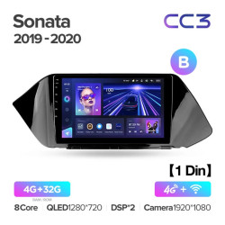 Штатная автомагнитола на Android TEYES CC3 2K для Hyundai Sonata DN8 2019-2020 (Версия B) 3/32gb- фото