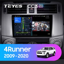 Штатная автомагнитола на Android TEYES CC3 2K для Toyota 4Runner 5 N280 2009-2020 3/32gb- фото3