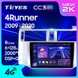 Штатная автомагнитола на Android TEYES CC3 2K для Toyota 4Runner 5 N280 2009-2020 3/32gb- фото2