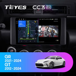 Штатная автомагнитола на Android TEYES CC3 2K для Toyota GR 86 ZN8 2021-2024, GT 86 ZN6 2012-2024 3/32gb- фото3