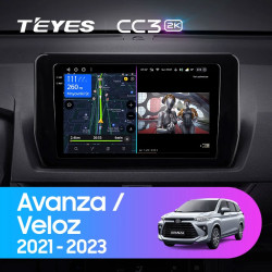 Штатная автомагнитола на Android TEYES CC3 2K для Toyota Avanza Veloz 2021-2023 3/32gb- фото3