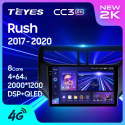 Штатная автомагнитола на Android TEYES CC3 2K для Toyota Rush 2017-2020 3/32gb- фото2