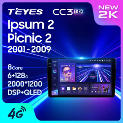 Штатная автомагнитола на Android TEYES CC3 2K для Toyota Ipsum 2 ACM20, Picnic 2 XM20 2001-2009 3/32gb- фото2