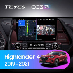 Штатная автомагнитола на Android TEYES CC3 2K для Toyota Highlander 4 2019-2021 3/32gb- фото3