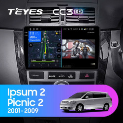 Штатная автомагнитола на Android TEYES CC3 2K для Toyota Ipsum 2 ACM20, Picnic 2 XM20 2001-2009 3/32gb- фото3