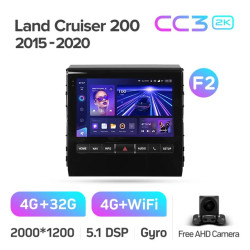 Штатная автомагнитола на Android TEYES CC3 2K для Toyota Land Cruiser 200 11 2015-2020 (Версия F2) 3/32gb- фото