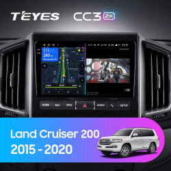 Штатная автомагнитола на Android TEYES CC3 2K для Toyota Land Cruiser 200 11 2015-2020 (Версия F1) 3/32gb- фото3