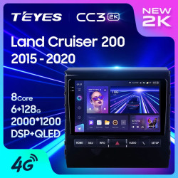 Штатная автомагнитола на Android TEYES CC3 2K для Toyota Land Cruiser 200 11 2015-2020 (Версия F1) 3/32gb- фото2
