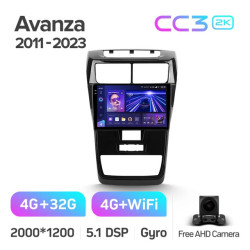 Штатная автомагнитола на Android TEYES CC3 2K для Toyota Avanza F650 2011-2023 3/32gb- фото