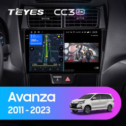 Штатная автомагнитола на Android TEYES CC3 2K для Toyota Avanza F650 2011-2023 3/32gb- фото3