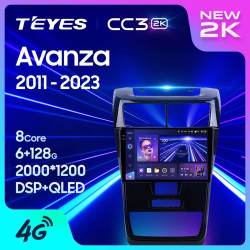 Штатная автомагнитола на Android TEYES CC3 2K для Toyota Avanza F650 2011-2023 3/32gb- фото2