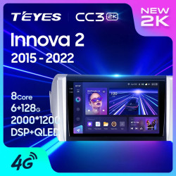 Штатная автомагнитола на Android TEYES CC3 2K для Toyota Innova 2 2015-2022 (Версия L) 3/32gb- фото2