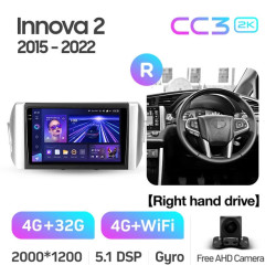 Штатная автомагнитола на Android TEYES CC3 2K для Toyota Innova 2 2015-2022 (Версия R) (Правый руль) 3/32gb- фото