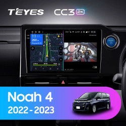 Штатная автомагнитола на Android TEYES CC3 2K для Toyota Noah 4 R90 2022-2023 (Версия R) (Правый руль) 3/32gb- фото3