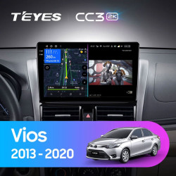 Штатная автомагнитола на Android TEYES CC3 2K для Toyota Vios XP150 2013-2020 3/32gb- фото3