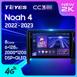 Штатная автомагнитола на Android TEYES CC3 2K для Toyota Noah 4 R90 2022-2023 (Версия R) (Правый руль) 3/32gb- фото2