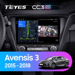 Штатная автомагнитола на Android TEYES CC3 2K для Toyota Avensis 3 2015-2018 (Версия F2) 3/32gb- фото3