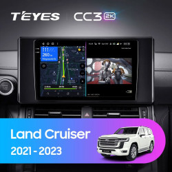 Штатная автомагнитола на Android TEYES CC3 2K для Toyota Land Cruiser J300 300 2021-2023 3/32gb- фото3
