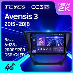 Штатная автомагнитола на Android TEYES CC3 2K для Toyota Avensis 3 2015-2018 (Версия F2) 3/32gb- фото2