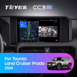 Штатная автомагнитола на Android TEYES CC3 2K для Toyota Land Cruiser Prado J250 2024 3/32gb- фото3