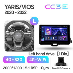 Штатная автомагнитола на Android TEYES CC3 2K для Toyota Yaris Vios 2020-2022 (Версия L) 3/32gb- фото