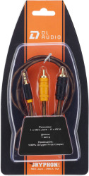 Y-разветвитель DL AUDIO GRYPHON LITE MINI JACK - 2RCA 1M- фото3