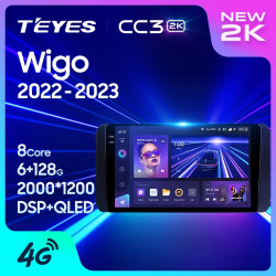 Штатная автомагнитола на Android TEYES CC3 2K для Toyota Wigo 2022-2023 3/32gb- фото2