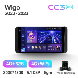 Штатная автомагнитола на Android TEYES CC3 2K для Toyota Wigo 2022-2023 3/32gb- фото