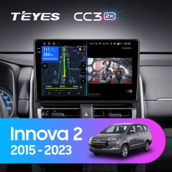 Штатная автомагнитола на Android TEYES CC3 2K для Toyota Innova 2 2015-2023 3/32gb- фото3