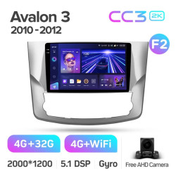 Штатная автомагнитола на Android TEYES CC3 2K для Toyota Avalon 3 XX30 2010-2012 (Версия F2) 3/32gb- фото