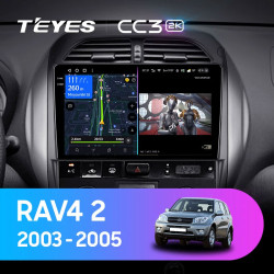 Штатная автомагнитола на Android TEYES CC3 2K для Toyota RAV4 2 CA20 CA20W XA20 2003-2005 (Версия F4) 3/32gb- фото3