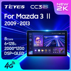 Штатная автомагнитола на Android TEYES CC3 2K для Mazda 3 BL 2009-2013 3/32gb- фото2