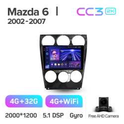 Штатная автомагнитола на Android TEYES CC3 2K для Mazda 6 I GH 2002-2007 3/32gb- фото