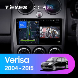 Штатная автомагнитола на Android TEYES CC3 2K для Mazda Verisa DC 2004-2015 3/32gb- фото3