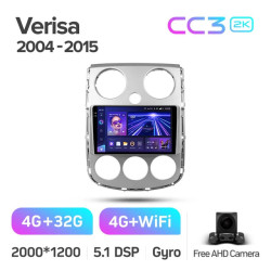 Штатная автомагнитола на Android TEYES CC3 2K для Mazda Verisa DC 2004-2015 3/32gb- фото