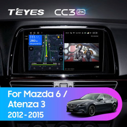 Штатная автомагнитола на Android TEYES CC3 2K для Mazda 6 Atenza 3 GJ 2012-2015 (Версия B) 3/32gb- фото3