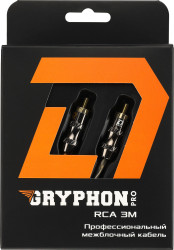 Межблочный кабель RCA DL AUDIO GRYPHON PRO RCA 3M- фото3