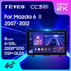 Штатная автомагнитола на Android TEYES CC3 2K для Mazda 6 II GH 2007-2012 3/32gb- фото2
