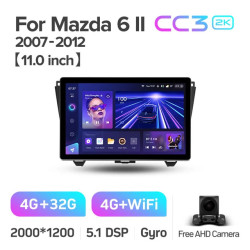 Штатная автомагнитола на Android TEYES CC3 2K для Mazda 6 II GH 2007-2012 3/32gb- фото
