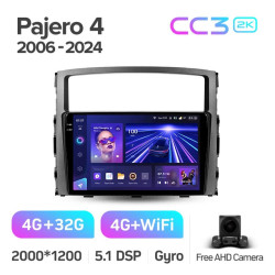 Штатная автомагнитола на Android TEYES CC3 2K для Mitsubishi Pajero 4 V80 V90 2006-2024 3/32gb- фото